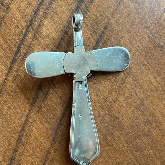 Utensil Jewelry, Cross Pendant - Picture 4 of 4